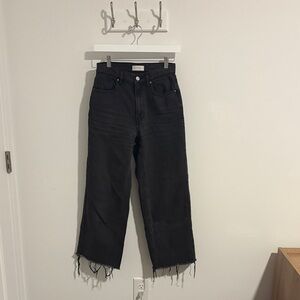 Women's Black Distressed Jeans